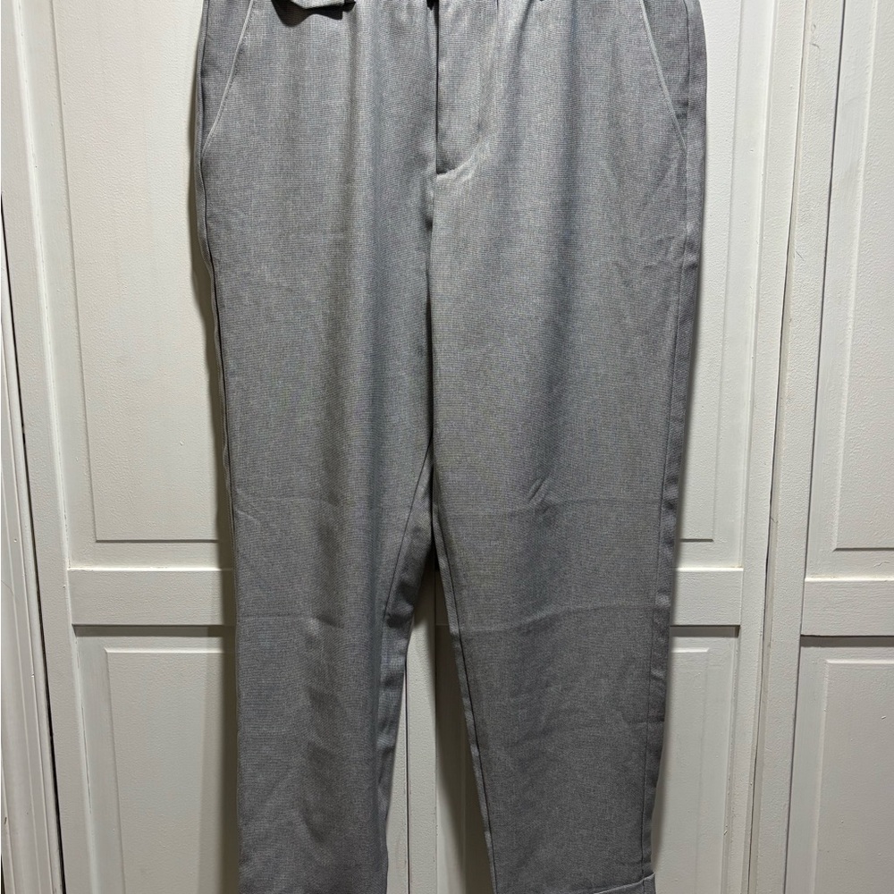 Manfinity Men's Gray Pants Size Large withโ Stretchy Waist